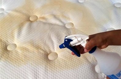 How to clean urine from a memory foam mattress