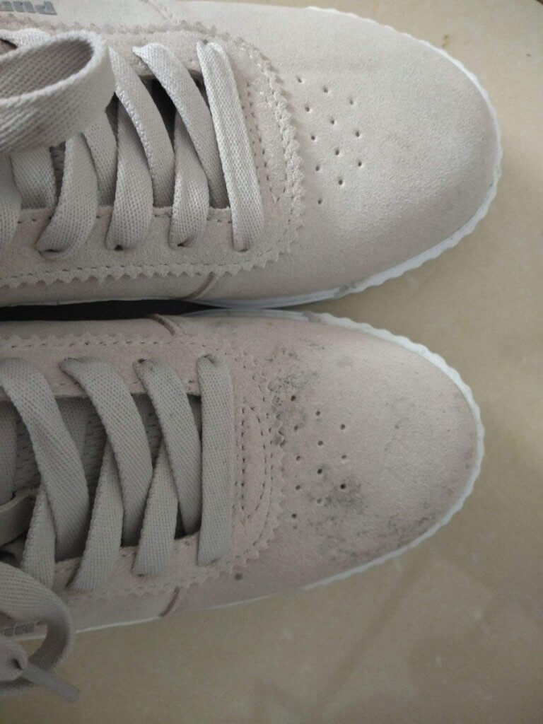 remove mold from shoes