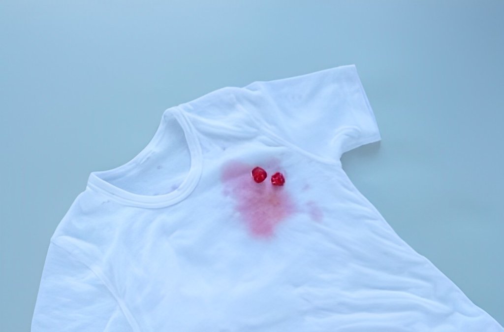 remove raspberry stains