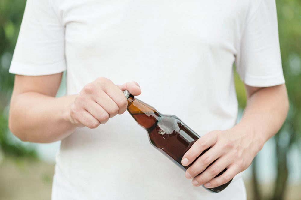 remove beer stains
