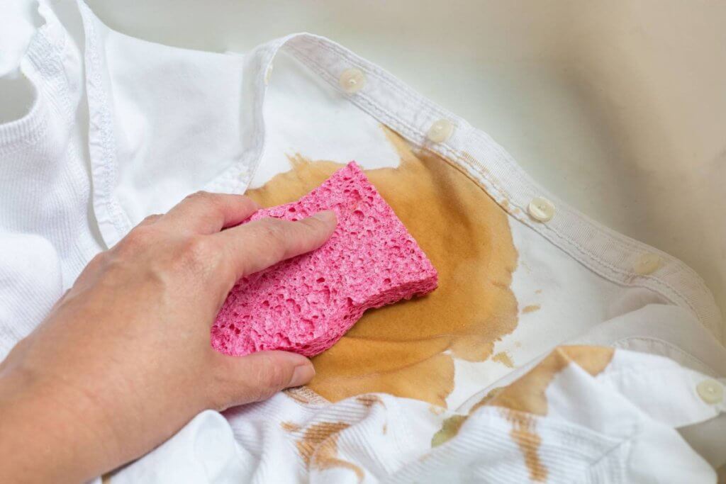 remove tough stains from clothes